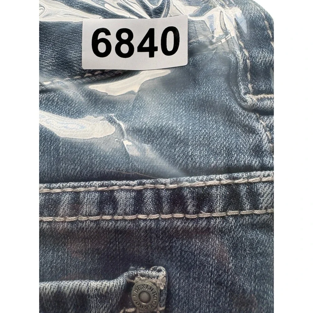 Rock & Roll Revolver Slim Straight Leg Jeans Mens 36x30 Blue Denim Cotton Casual